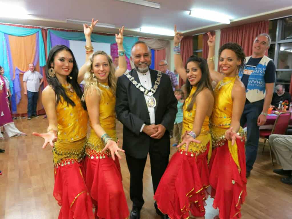 Bollywood Vibes meeting the Mayor at Chesham Town Bollywood Evening