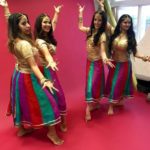 Bollywood Vibes dancers being photographed for the Khush magazine photoshoot
